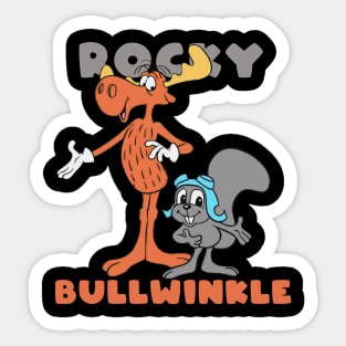 Rocky and Bullwinkle Sticker